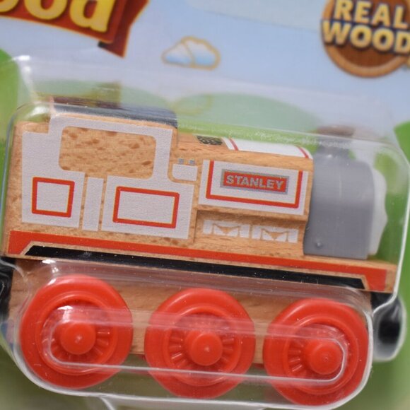 STANLEY Exposed Wood Thomas & Friends Wooden Railway Engine Trains Fisher Price - Picture 6 of 11